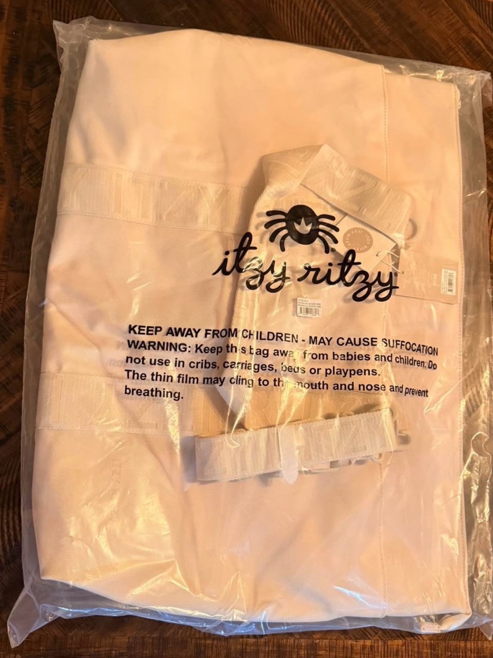Itzy Ritzy Cream Tote - Picture 3 of 3